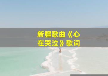 新疆歌曲《心在哭泣》歌词