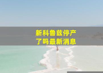 新科鲁兹停产了吗最新消息