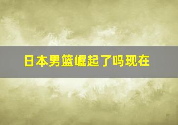 日本男篮崛起了吗现在