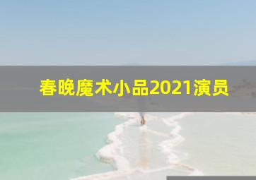 春晚魔术小品2021演员