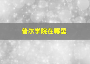 普尔学院在哪里