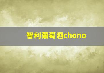 智利葡萄酒chono