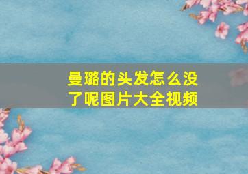 曼璐的头发怎么没了呢图片大全视频