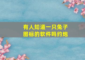 有人知道一只兔子图标的软件吗约炮