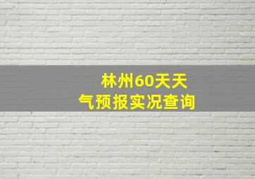 林州60天天气预报实况查询