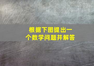 根据下图提出一个数学问题并解答