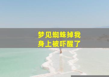 梦见蜘蛛掉我身上被吓醒了