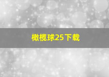 橄榄球25下载