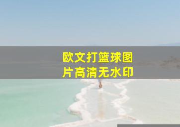 欧文打篮球图片高清无水印