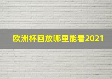 欧洲杯回放哪里能看2021