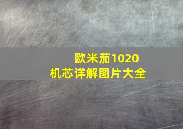 欧米茄1020机芯详解图片大全