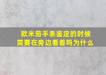 欧米茄手表鉴定的时候需要在旁边看着吗为什么