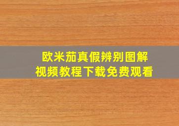 欧米茄真假辨别图解视频教程下载免费观看