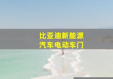 比亚迪新能源汽车电动车门