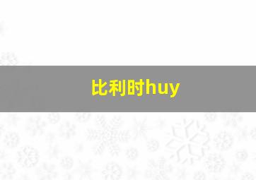 比利时huy