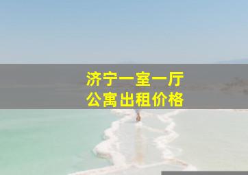 济宁一室一厅公寓出租价格