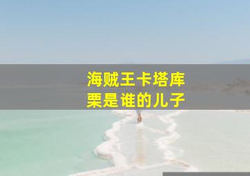 海贼王卡塔库栗是谁的儿子