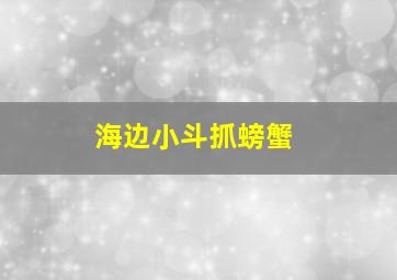 海边小斗抓螃蟹