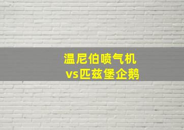 温尼伯喷气机vs匹兹堡企鹅