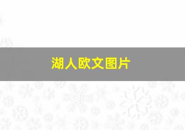 湖人欧文图片