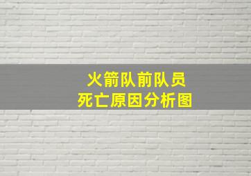 火箭队前队员死亡原因分析图