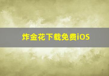 炸金花下载免费iOS