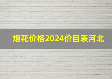 烟花价格2024价目表河北