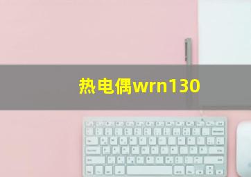 热电偶wrn130