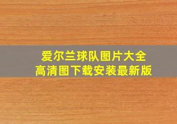 爱尔兰球队图片大全高清图下载安装最新版