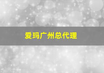 爱玛广州总代理