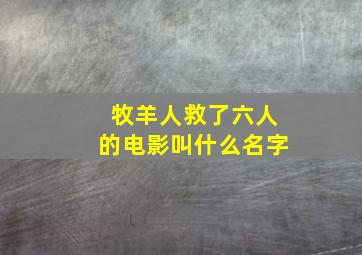 牧羊人救了六人的电影叫什么名字