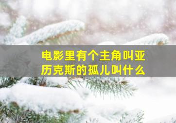 电影里有个主角叫亚历克斯的孤儿叫什么