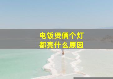 电饭煲俩个灯都亮什么原因