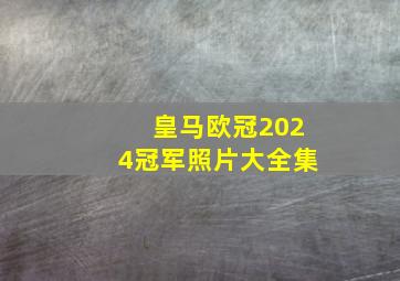 皇马欧冠2024冠军照片大全集