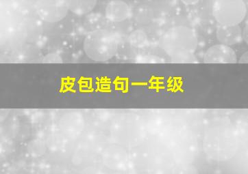 皮包造句一年级