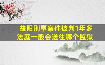 益阳刑事案件被判1年多法庭一般会送往哪个监狱