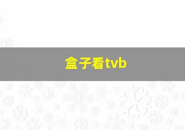 盒子看tvb