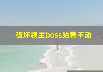 破坏领主boss站着不动