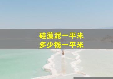 硅藻泥一平米多少钱一平米