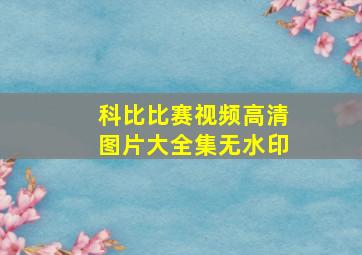 科比比赛视频高清图片大全集无水印