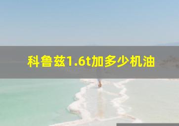 科鲁兹1.6t加多少机油