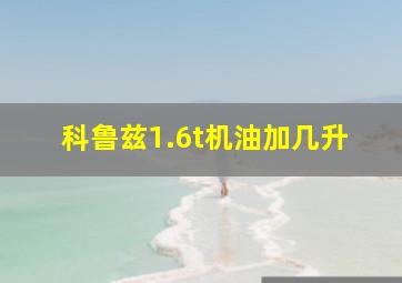 科鲁兹1.6t机油加几升