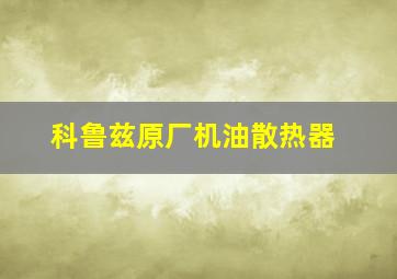 科鲁兹原厂机油散热器