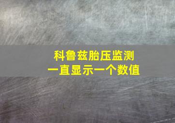 科鲁兹胎压监测一直显示一个数值