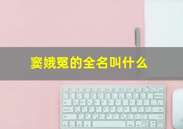 窦娥冤的全名叫什么