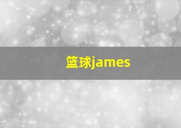 篮球james