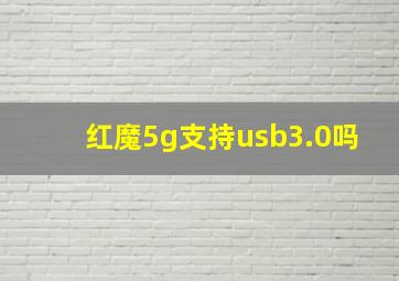 红魔5g支持usb3.0吗