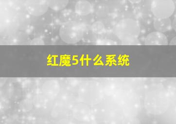 红魔5什么系统