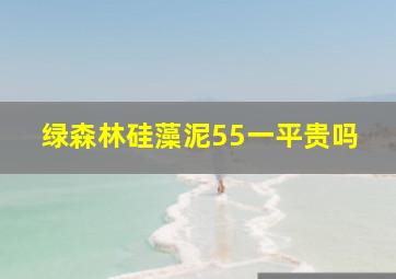 绿森林硅藻泥55一平贵吗