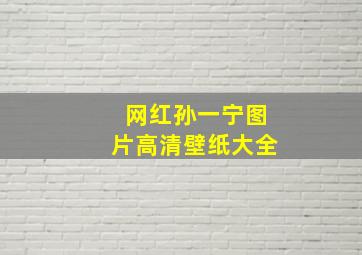 网红孙一宁图片高清壁纸大全